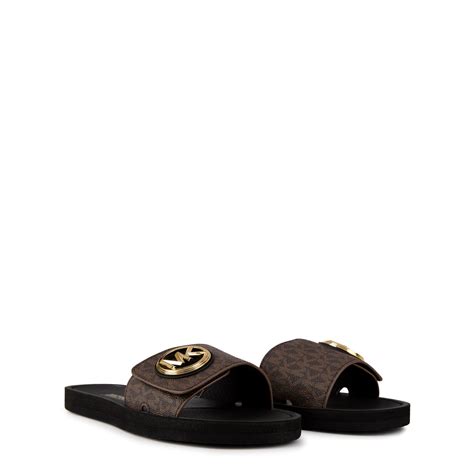 MICHAEL Michael Kors Women's MMK Charm Slide Sandals